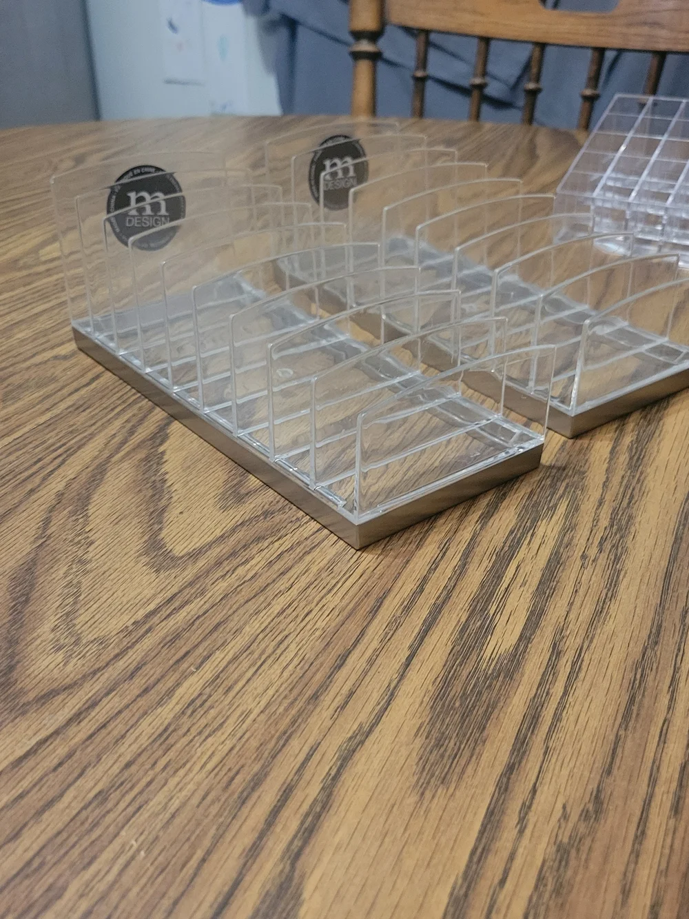 Amazon Essentials Clear Acrylic Slot Organizer Pair - Transparent
